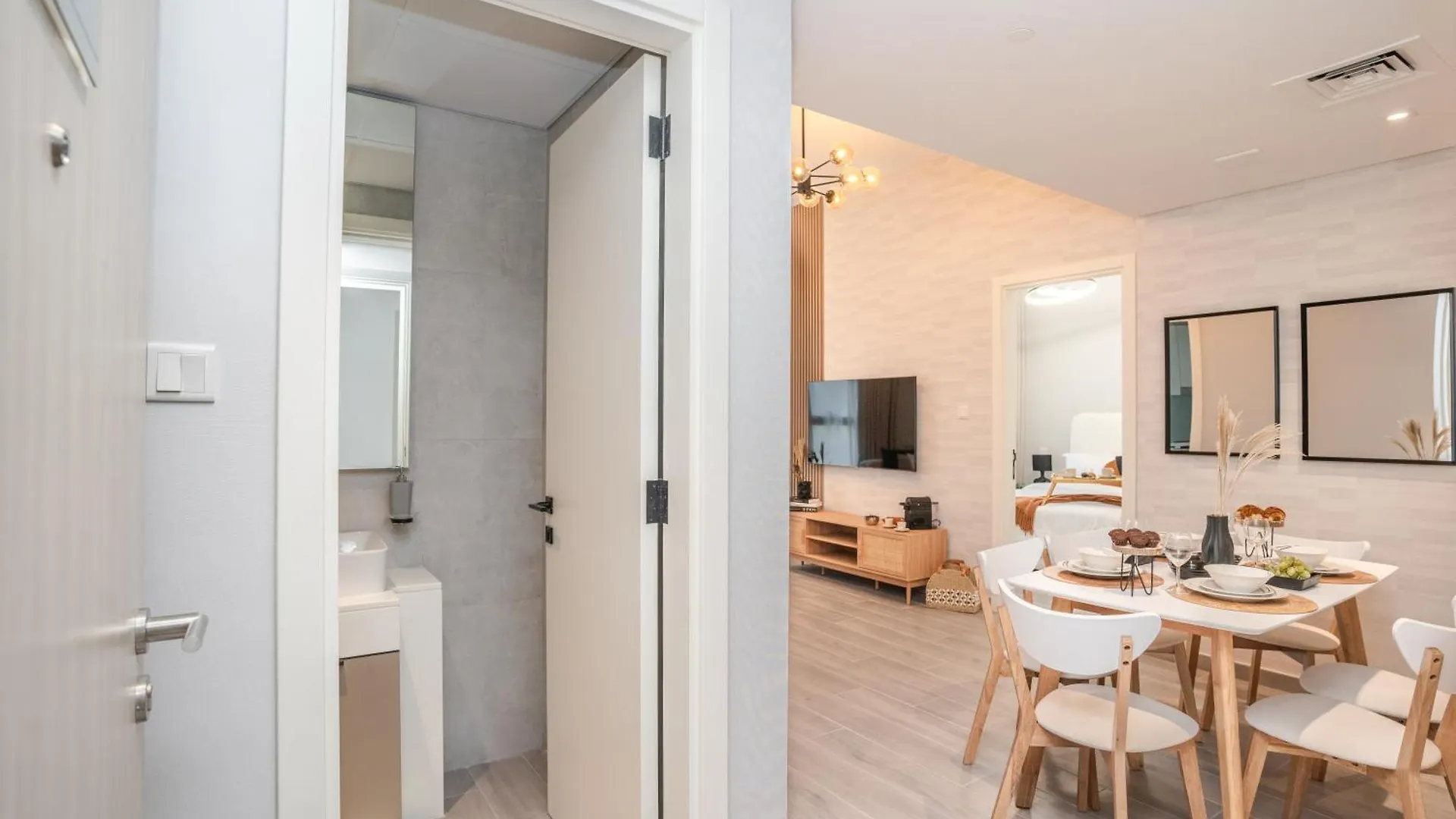 아파트 Cozy 1Br Midtown 20 Mins To Mall Of Emirates By Vibel 두바이