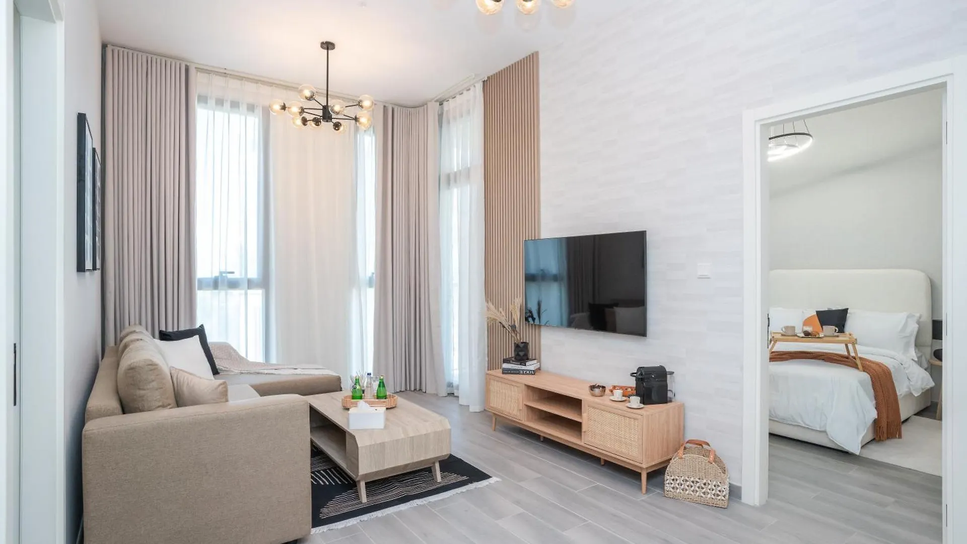 Cozy 1Br Midtown 20 Mins To Mall Of Emirates By Vibel 두바이 아랍에미리트
