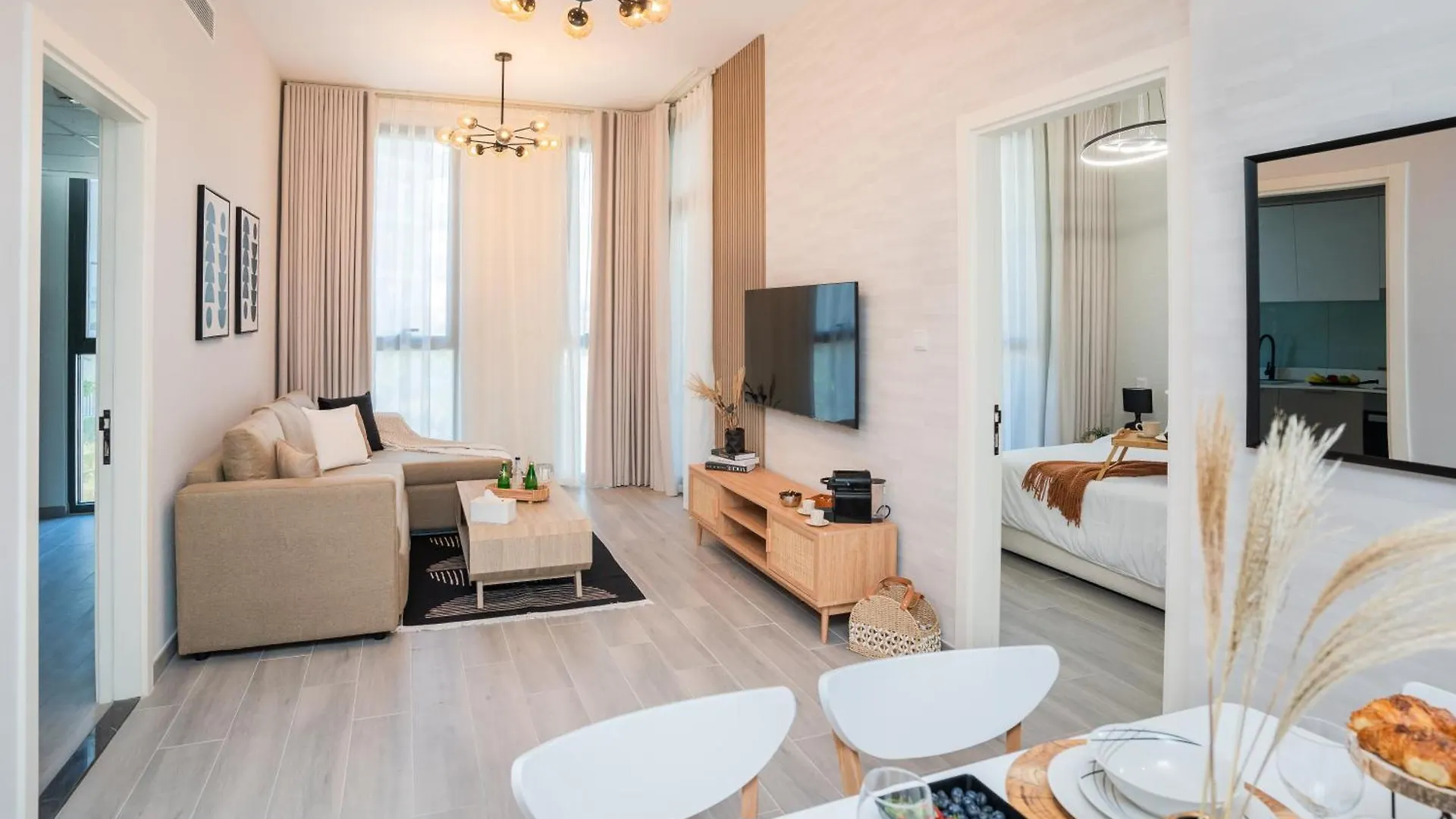 Cozy 1Br Midtown 20 Mins To Mall Of Emirates By Vibel 두바이 아파트